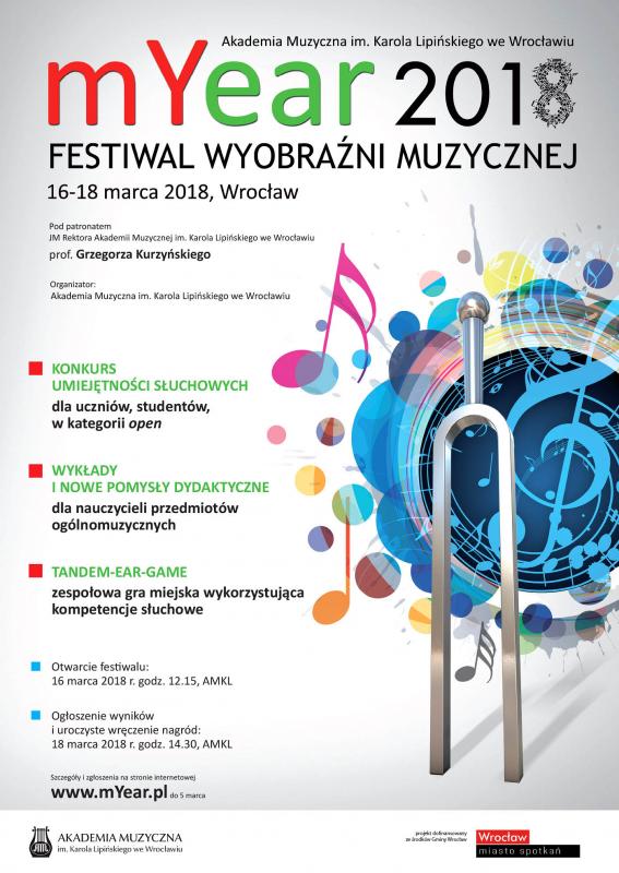 Rusza Festiwal Wyobrani Muzycznej mYear 2018