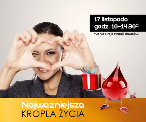 Zbirka krwi w Centrum Korona