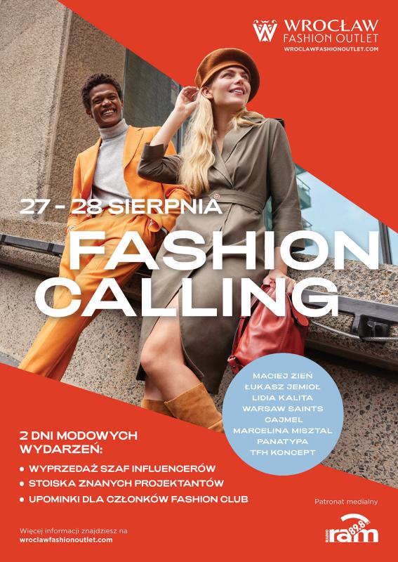 Fashion Calling – w Wrocław Fashion Outlet - spotkanie z projektantami i influencerami